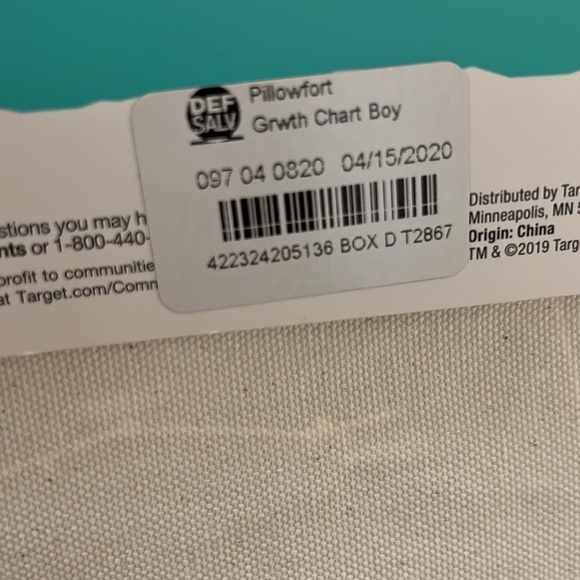 Pillowfort stars growth chart - Picture 4 of 4